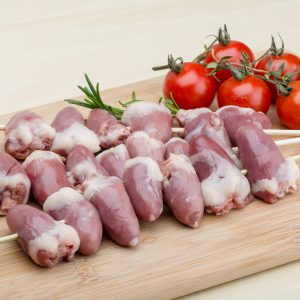 לבבות עוף - שוק על ירך